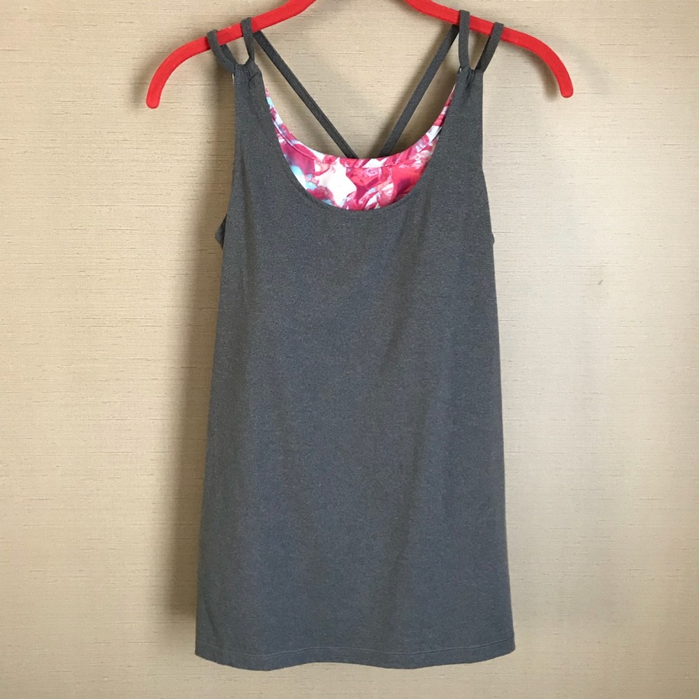 Calia Carrie Underwood Strappy Floral Bra Tank Top - Picture 8 of 8